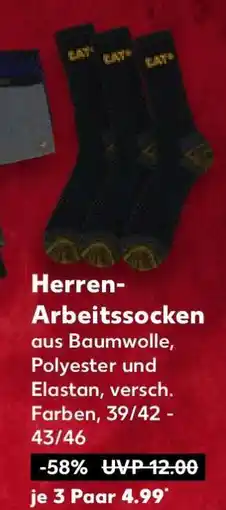 Kaufland Herren-Arbeitssocken Angebot