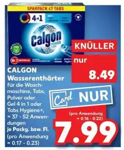 Kaufland Calgon Wasserenthärter Angebot