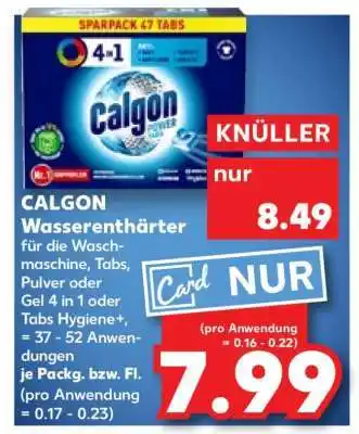 Kaufland Calgon Wasserenthärter Angebot