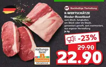 Kaufland K-WERTSCHÄTZE Rinder-Roastbeef Angebot