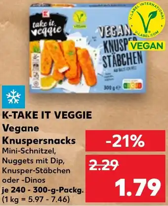 Kaufland K-TAKE IT VEGGIE Vegane Knuspersnacks Angebot