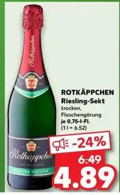 Kaufland ROTKÄPPCHEN Riesling-Sekt Angebot