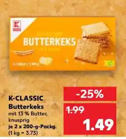 Kaufland K-CLASSIC Butterkeks Angebot