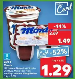 Kaufland Zott Monte Angebot