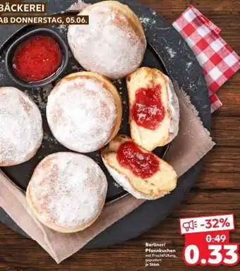 Kaufland Berliner/ Pfannkuchen Angebot