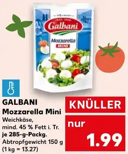 Kaufland GALBANI Mozzarella Mini Angebot