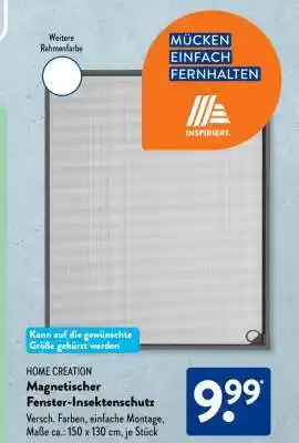 Aldi Süd Magnetischer Fenster-Insektenschutz Angebot