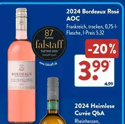 Aldi Süd 2024 Bordeaux Rosé AOC Angebot