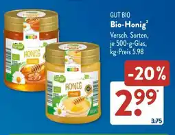 Aldi Süd GUT BIO Bio-Honig Angebot