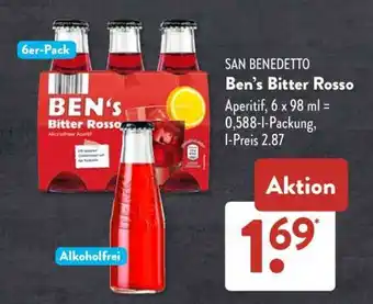 Aldi Süd Ben's Bitter Rosso Angebot