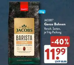 Aldi Süd JACOBS Ganze Bohnen Angebot