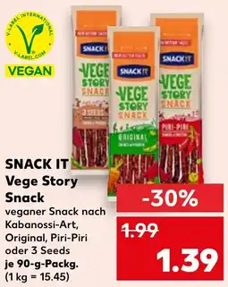 Kaufland SNACK IT Vege Story Snack Angebot