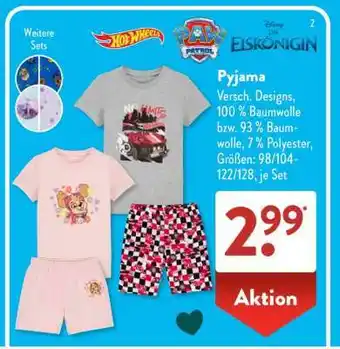Aldi Süd Pyjama Angebot