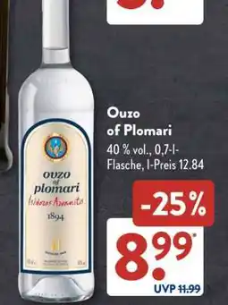 Aldi Süd OUZO of Plomari Angebot