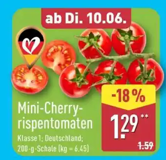 Aldi Nord Mini Cherry Rispentomaten Angebot