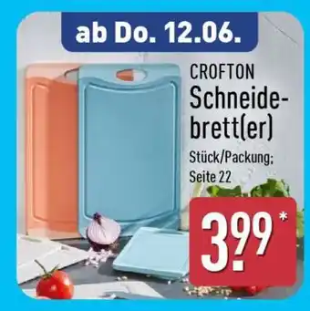 Aldi Nord CROFTON Schneidebrett(er) Angebot