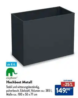 Aldi Süd Hochbeet Metall Angebot