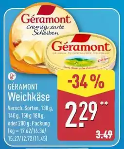 Aldi Nord Géramont Weichkäse Angebot