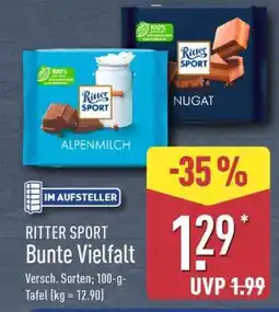 Aldi Nord Ritter Sport Bunte Vielfalt Angebot