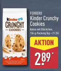 Aldi Nord kinder Crunchy Cookies Angebot
