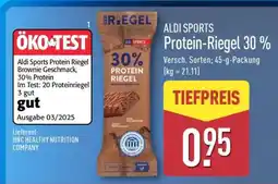 Aldi Nord ALDI SPORTS Protein-Riegel 30 % Angebot