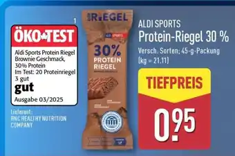 Aldi Nord ALDI SPORTS Protein-Riegel 30 % Angebot