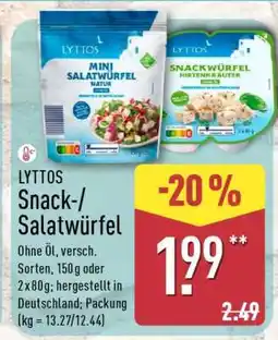 Aldi Nord LYTTOS Snack-/Salatwürfel Angebot