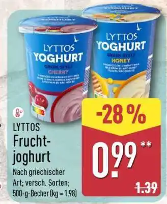 Aldi Nord LYTTOS Fruchtjoghurt Angebot