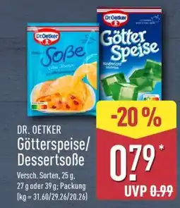 Aldi Nord DR. OETKER Götterspeise/Dessertsoße Angebot