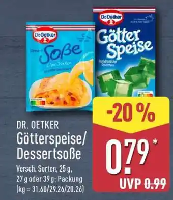 Aldi Nord DR. OETKER Götterspeise/Dessertsoße Angebot