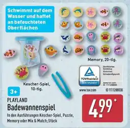 Aldi Nord PLAYLAND Badewannenspiel Angebot