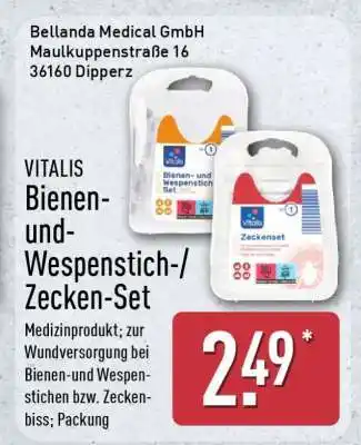 Aldi Nord VITALIS Bienen- und Wespenstich-/Zecken-Set Angebot