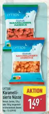 Aldi Nord LYTTOS Karamellisierte Nüsse Angebot