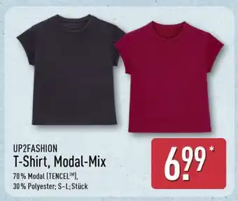 Aldi Nord UP2FASHION T-Shirt, Modal-Mix Angebot