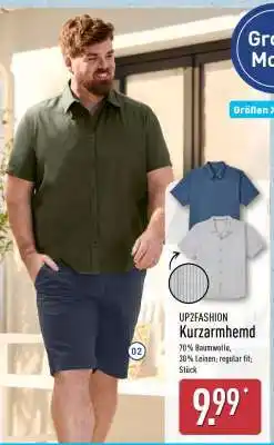Aldi Nord UP2FASHION Kurzarmhemd Angebot