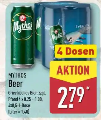 Aldi Nord Mythos Beer Angebot