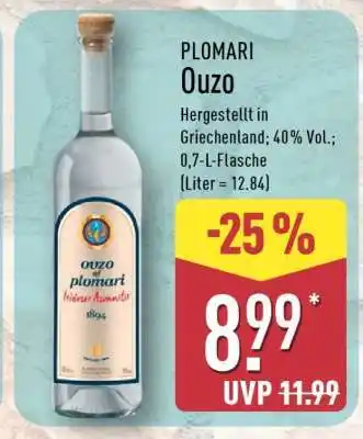 Aldi Nord Plomari Ouzo Angebot