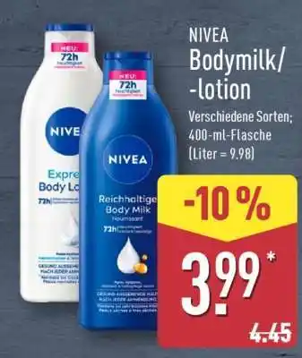 Aldi Nord NIVEA Bodymilk/-lotion Angebot
