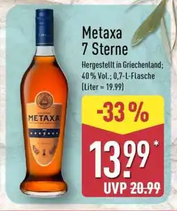 Aldi Nord METAXA 7 Sterne Angebot