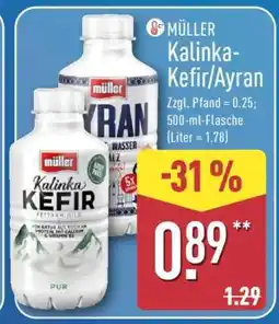 Aldi Nord Müller Kalinka Kefir / Ayran Angebot