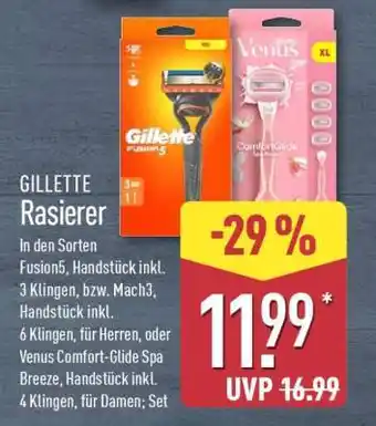 Aldi Nord GILLETTE Rasierer Angebot