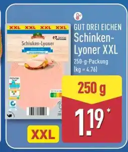 Aldi Nord GUT DREI EICHEN Schinken-Lyoner XXL Angebot