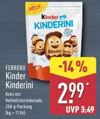 Aldi Nord FERRERO Kinder Kinderini Angebot