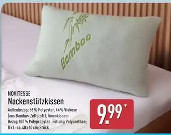 Aldi Nord NOVITESSE Nackenstützkissen Angebot