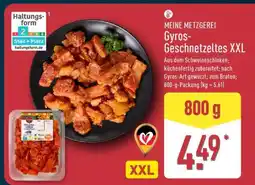 Aldi Nord MEINE METZGEREI Gyros-Geschnetzeltes XXL Angebot