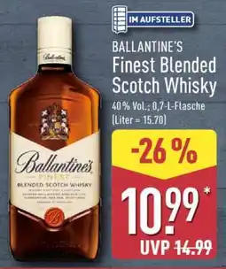 Aldi Nord Ballantine’s Finest Blended Scotch Whisky Angebot