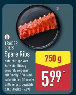 Aldi Nord TRADER JOE’S Spare Ribs Angebot
