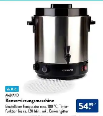 Aldi Nord Konservierungsmaschine Angebot
