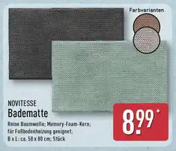 Aldi Nord NOVITESSE Badematte Angebot