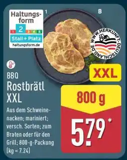 Aldi Nord BBQ Rostbrätl XXL Angebot